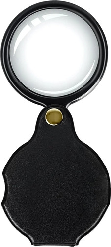 20x magnifying glass black - magnifying, glass,
