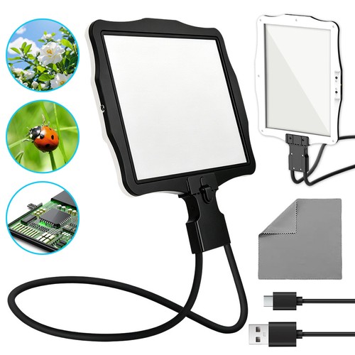 10x large led magnifier glass - 10x,