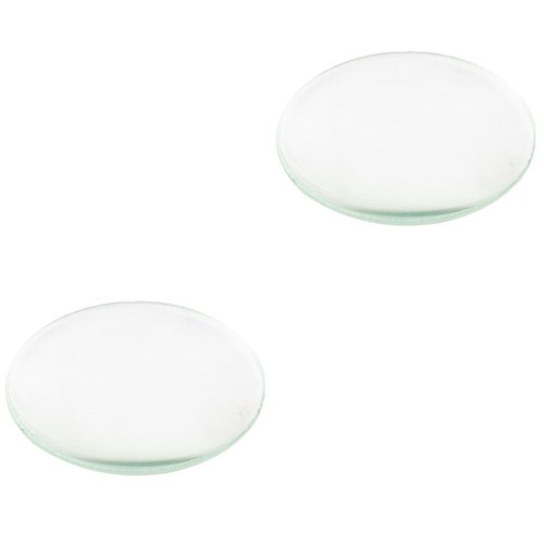 Clear durable glass - durable, convex