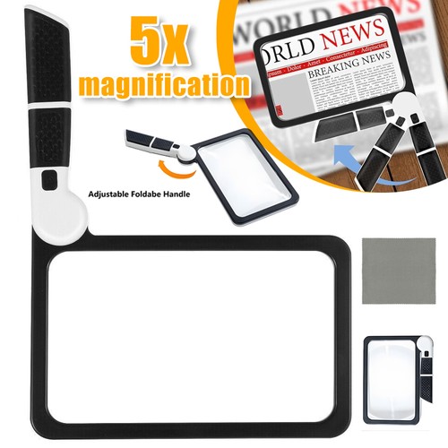 Book magnifier illuminated - 5x,
