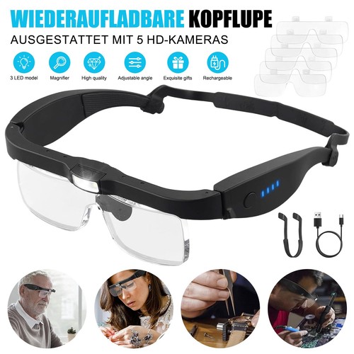 Led headband magnifying glass - led,
