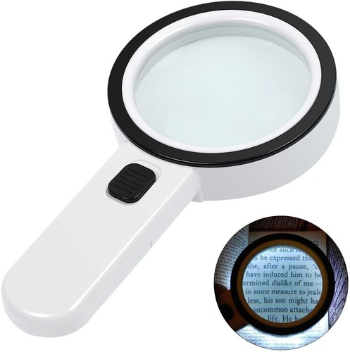 Magnifier with integrated - with,