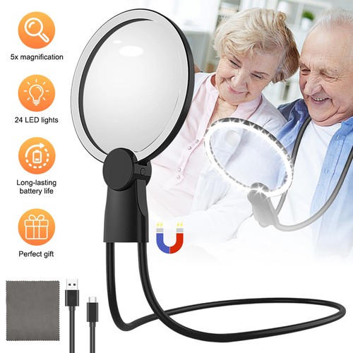 Hands free magnifying - 5x, glass