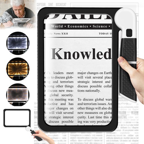 Large led magnifying glass - large,