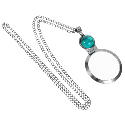 Magnifying lens necklace - lens, 8x