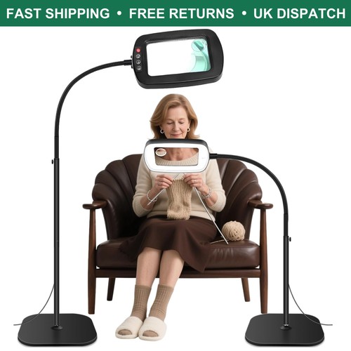 Adjustable 10x led magnifying - 10x,