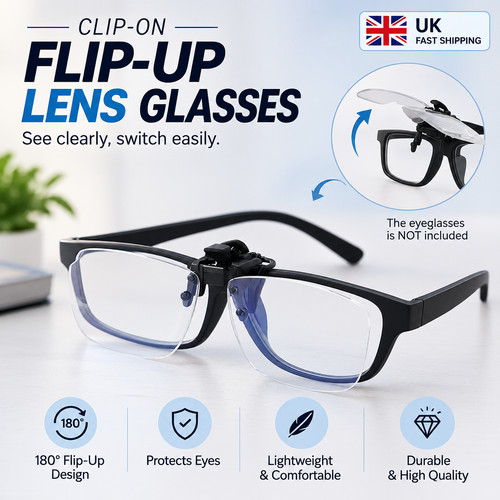 Clip flip magnifying - clip, up