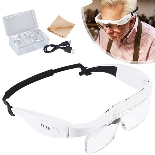 Head mounted magnifying - head,