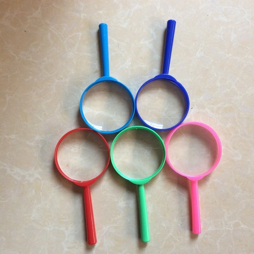 Colorful magnifying glasses - magnifying,