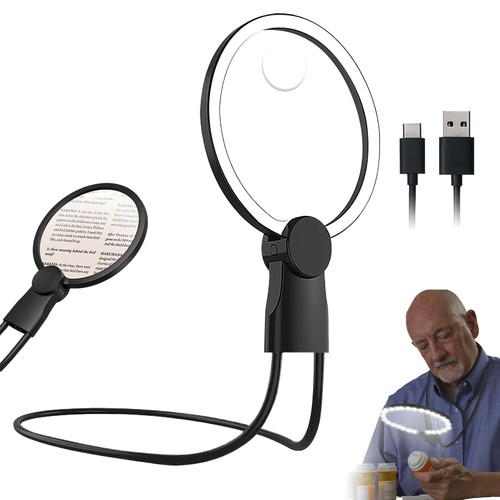 Led magnifying glass with - magnifying,