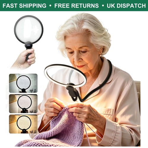 Rechargeable magnifying - 5x,