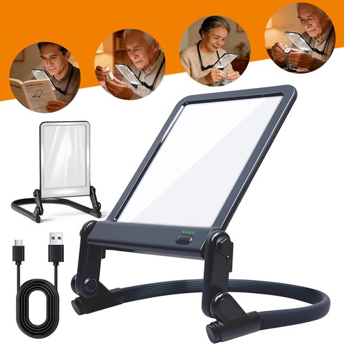 Led neck magnifying glass - led,