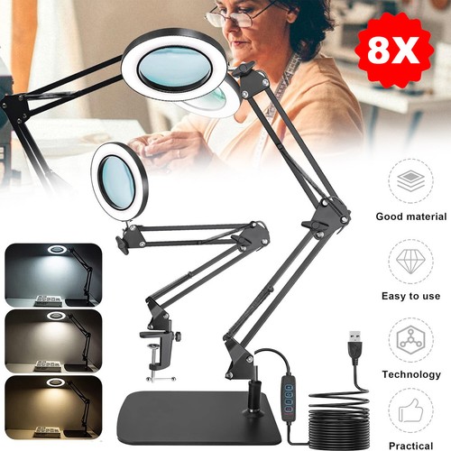 Desktop magnifying glass with - desktop,