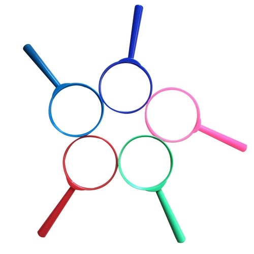 Colorful magnifying glasses - magnifying,