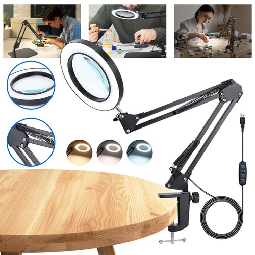 Desktop magnifying glass with - desktop,