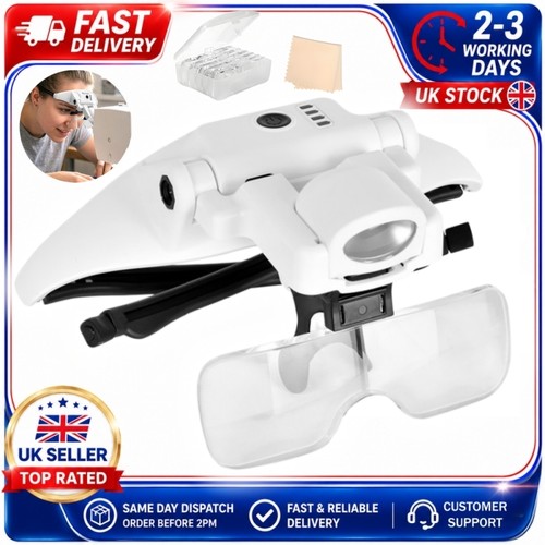 Led head magnifying - led,