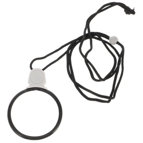 Hanging necklace magnifier - hanging,