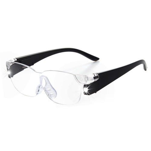 Magnifying glasses with light - with,