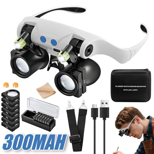 Hands free headband magnifier - hands,