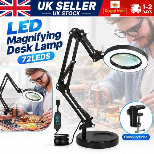 Desktop magnifying glass with - glass,