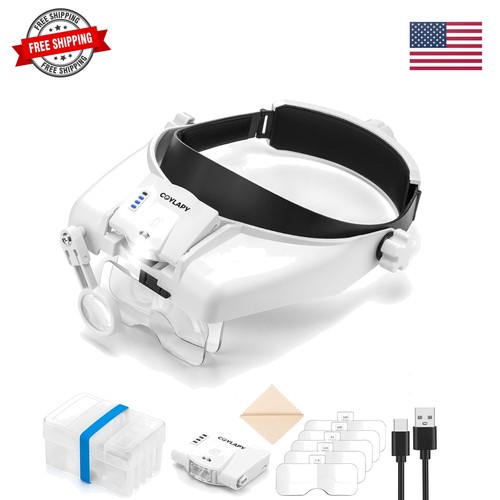 Magnifying glasses with light - glasses,