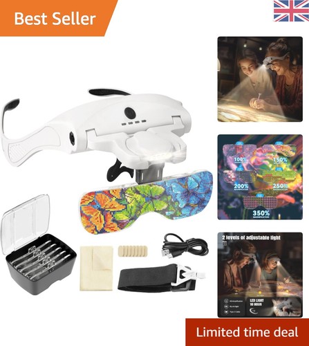 Led magnifying glasses with - 4,