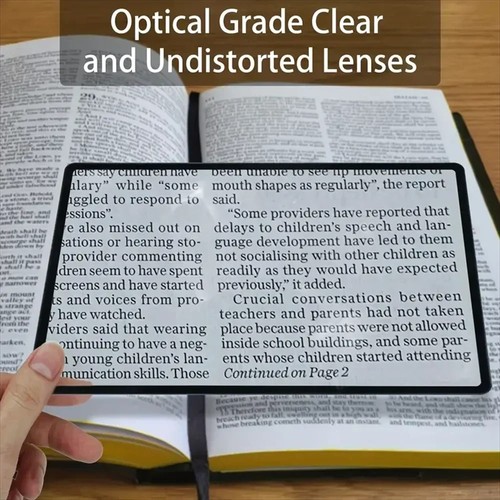Full page magnifier sheet - page, 3x