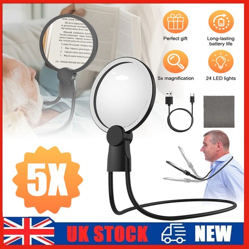 Hands free magnifying - free, 5