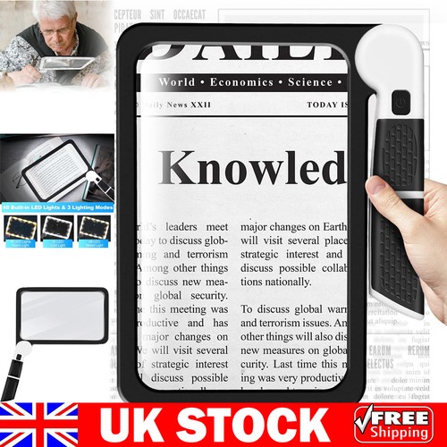Magnifying glass with - with, light