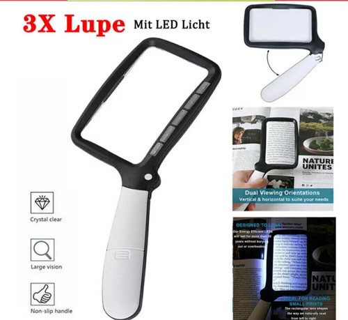 Folding led magnifier large - folding,
