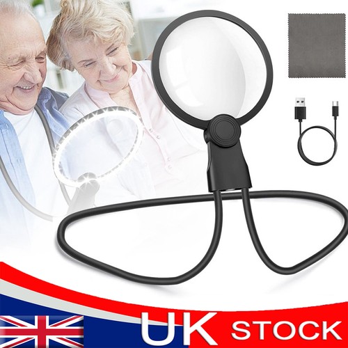 Hands free magnifying - magnifying, glass