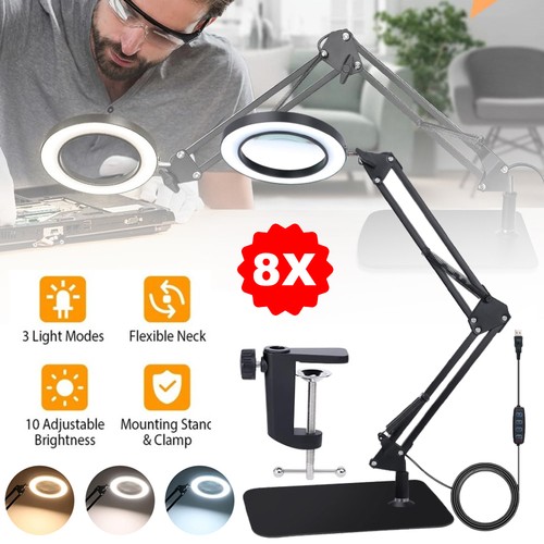 Desktop magnifying glass with - glass,